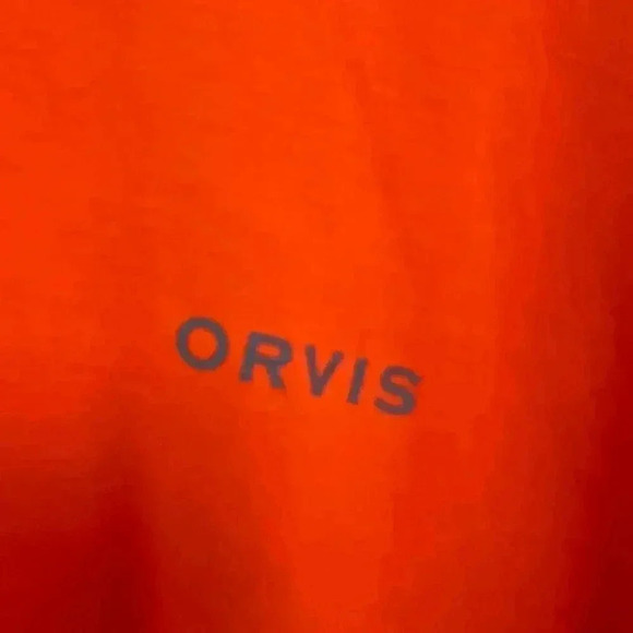 Orvis Men's Drirelease Quarter-Zip Orange Size XXL - Picture 3 of 8